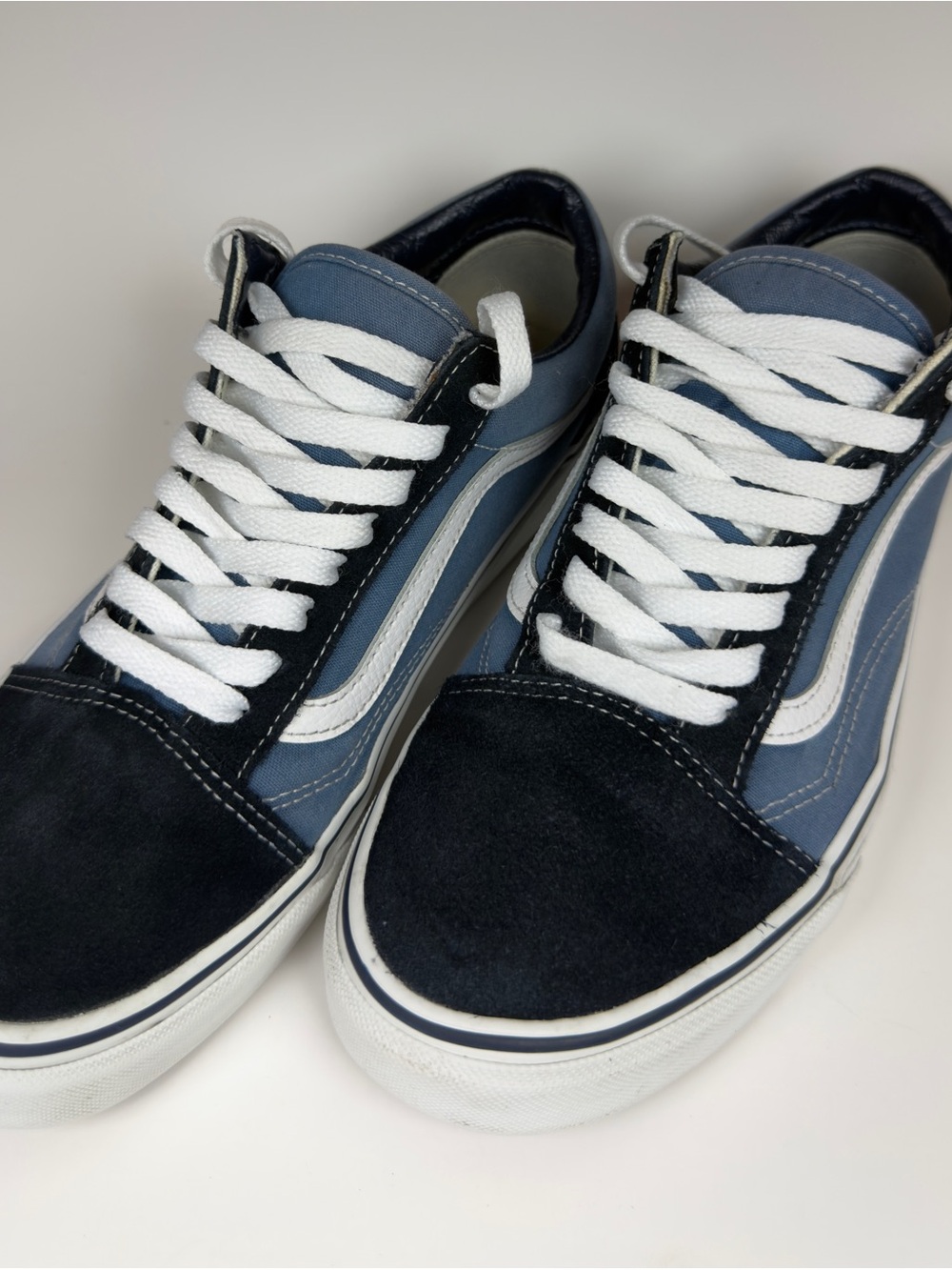 Vans Old Skool Men's Sneakers in Navy, Slate Blue and White US8